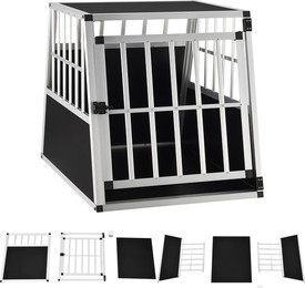 Produktbild von Juskys Tierreisebox Alu-Hundetransportbox in 4 versch.