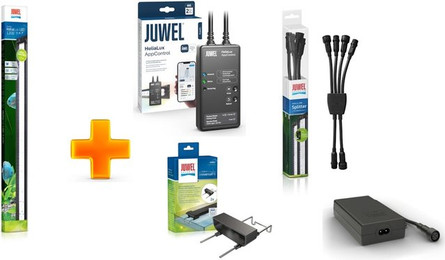 Produktbild von Juwel Helialux 1200 (Leuchte, App-Control, Halterung, Splitter & Netzteil)  -  Vorteils-Paket