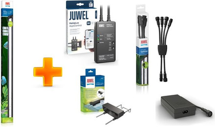 Produktbild von Juwel Helialux 1500 (Leuchte, App-Control, Halterung, Splitter & Netzteil)  -  Vorteils-Paket