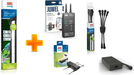 Produktbild von Juwel Helialux 600 (Leuchte, App-Control, Halterung, Splitter & Netzteil)  -  Vorteils-Paket