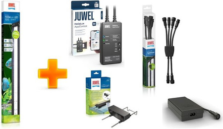 Produktbild von Juwel Helialux 920 (Leuchte, App-Control, Halterung, Splitter & Netzteil)  -  Vorteils-Paket