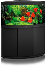 Produktbild von Juwel Komplett Eck-Aquarium Trigon 350 LED mit Unterschrank SBX schwarz - 350 l