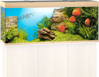 Produktbild von Juwel Rio 450 LED Aquarium Set helles Holz - 450 l
