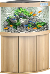 Produktbild von JUWEL Trigon 190 LED Aquarium mit Unterschrank helles Holz - 190 l