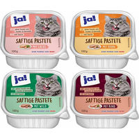 Produktbild von ja! Katzennassfutter Mixpaket Saftige Pastete 32x100g