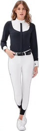 Produktbild von Jacandra Reithemd Turnier Damen Blau Baumwolle XL
