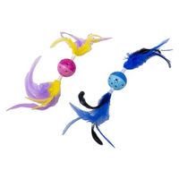 Produktbild von Jack and Vanilla Federspielzeug für Katzen 36 cm Bunt