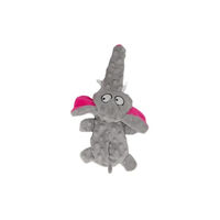 Produktbild von Jack and Vanilla Interaktives Hundespielzeug Elefant aus Bubble-Plüsch Grau 28 cm