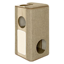 JACK AND VANILLA Kratzbaum für Katzen in Braun mit Sisal, 38 x 38 x 73 cm – Bild 1 von 1