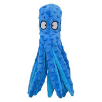Produktbild von Jack and Vanilla Oktopus Plüschspielzeug für Hunde Blau 32 cm mit Quietscher