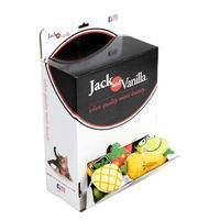 Produktbild von Jack and Vanilla Plüschspielzeug für Katzen bunt 6 cm