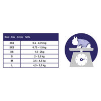 Produktbild von Jacketz Medical Body Suit für Kaninchen XS