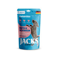Produktbild von JACKS Splitter Soft Hundesnacks Ente und Schwein 6 x 90 g