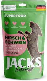 Produktbild von JACKS Splitter Soft Naturkauartikel Hirsch und Schwein getreidefrei 90g