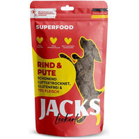 Produktbild von JACKS Splitter Soft Rind & Pute Getreidefreies Trockenfleisch 90g - 90 g