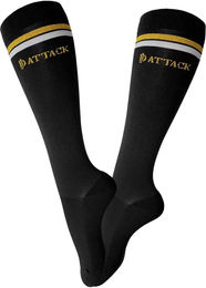 Produktbild von JAD Reitsocken Damen Lauren aus Baumwolle Schwarz Größe 38/41