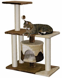 Jade Pro Katzenkratzbaum in Krabbenform in Braun und Beige 96 cm – Bild 1 von 1