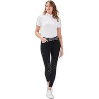 Produktbild von Jaffran Reitshirt Damen Weiß XS mit Gaze-Details