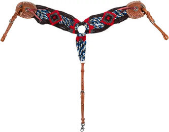 Jagdhalsband für Pferde Pool's Night Design aus Mohair – Bild 1 von 1