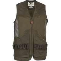 Produktbild von Jagdweste Percussion Savane für Herren in Khaki aus Polyester-Baumwolle wasserdicht Größe XXL