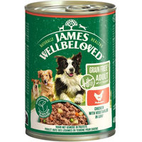 Produktbild von JAMES WELLBELOVED Adult Hundefutter Huhn Pastete Hypoallergen 6x400 g