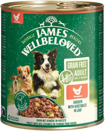 Produktbild von JAMES WELLBELOVED Adult Hundefutter Huhn Pastete Hypoallergen Sensitive 6x800 g