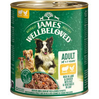 Produktbild von James Wellbeloved Adult Hundefutter Pastete Lamm und Huhn hypoallergen 6x800 g
