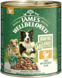 James Wellbeloved Adult Hundepatete Truthahn Getreidefrei Hypoallergen 6 x 800 g - 6 x 800 g – Bild 1 von 4