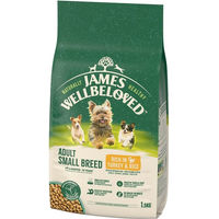 Produktbild von James Wellbeloved Adult Trockenfutter für kleine Hunderassen mit Truthahn und Reis Hypoallergen 1,5 kg - 1,5 kg