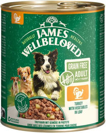 Produktbild von James Wellbeloved Adult Truthahn Pastete Getreidefrei 6x800 g
