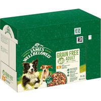 Produktbild von James Wellbeloved Hund Nassfutter Adult Truthahn mit Gemüse in Sauce Hypoallergen Getreidefrei 12 x 90 g - 12 x 90 g