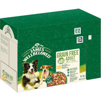 Produktbild von James Wellbeloved Hund Nassfutter Lamm & Huhn mit Gemüse in Sauce Getreidefrei Hypoallergen 12 x 90 g - 12 x 90 g