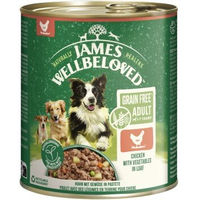 Produktbild von James Wellbeloved Hundefutter Adult Huhn Pastete Getreidefrei 800 g - 6 x 800 g