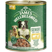 Produktbild von James Wellbeloved Hundefutter Nass Senior Lamm & Huhn Hypoallergen Pastete 800 g - 24 x 800 g