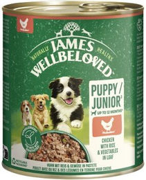 James Wellbeloved Hundefutter Nassfutter Junior Huhn Pastete Hypoallergen 800 g - 6 x 800 g – Bild 1 von 4