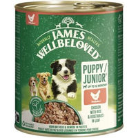 Produktbild von James Wellbeloved Hundefutter Nassfutter Junior Huhn Pastete Hypoallergen 800 g - 6 x 800 g
