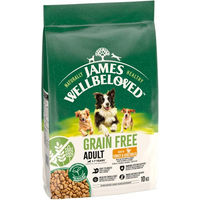 Produktbild von James Wellbeloved Hundetrockenfutter Adult Truthahn & Gemüse Getreidefrei Hypoallergen 10 kg - 2 x 10 kg