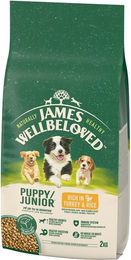 James Wellbeloved Junior Hund Trockenfutter Truthahn Hypoallergen Welpe 2 kg - 2 kg – Bild 1 von 13