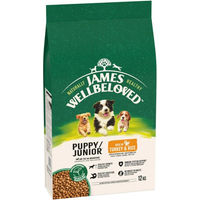 Produktbild von James Wellbeloved Junior Hund Trockenfutter Truthahn & Reis Hypoallergen 12 kg - 12 kg