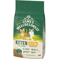 Produktbild von James Wellbeloved Kitten Trockenfutter Truthahn Hypoallergen 1,5 kg - 3 x 1,5 kg