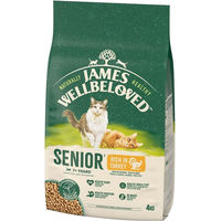 Produktbild von James Wellbeloved Senior Katzen Trockenfutter Truthahn Hypoallergen 4 kg - 4 kg