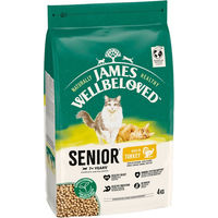Produktbild von James Wellbeloved Senior Katzenfutter Truthahn und Reis Hypoallergen 3 x 4 kg - 3 x 4 kg