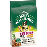 Produktbild von James Wellbeloved Superfoods Hundetrockenfutter Adult Truthahn mit Grünkohl und Quinoa Hypoallergen 10 kg - 10 kg