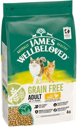 James Wellbeloved Trockenfutter für erwachsene Katzen Truthahn Getreidefrei und Hypoallergen 4 kg - 3 x 4 kg – Bild 1 von 13