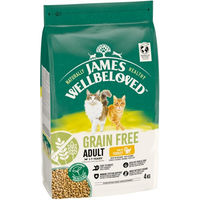 Produktbild von James Wellbeloved Trockenfutter für erwachsene Katzen Truthahn Getreidefrei und Hypoallergen 4 kg - 3 x 4 kg