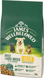 James Wellbeloved Trockenfutter für große Hunde Adult Lamm & Reis Hypoallergen 10 kg - 10 kg – Bild 1 von 13