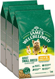 James Wellbeloved Trockenfutter für kleine Hunde Adult Truthahn & Reis Hypoallergen 3 x 1,5kg – Bild 1 von 1