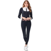 Produktbild von Jamia Reithose Turnier Damen in Blau oder Schwarz Größe 38