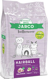 Produktbild von Jarco Natural Cat Hairball Trockenfutter mit Truthahn für Katzen 2 kg