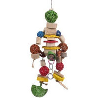 Produktbild von Java Robot Papageienspielzeug aus Rattan und Kaffeeholz für Sittiche und Papageien